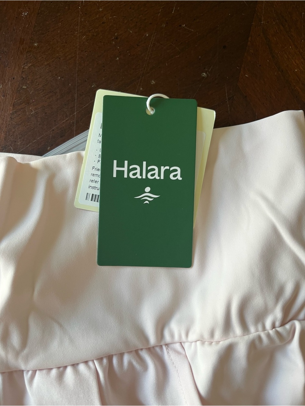 Halara Baby Pink High-Waisted Pleated Mini Skirt with Strappy Short - Picture 2 of 4